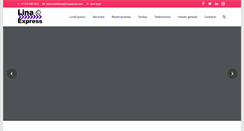 Desktop Screenshot of linaexpress.com