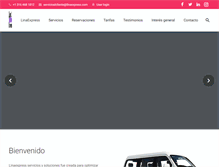 Tablet Screenshot of linaexpress.com